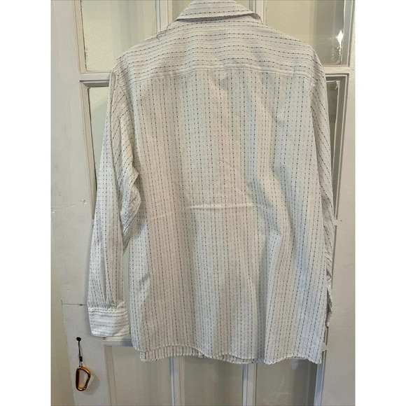 Concepts by Claiborne Mens Long Sleeve SZ L Striped Shirt Vintage - Picture 5 of 11